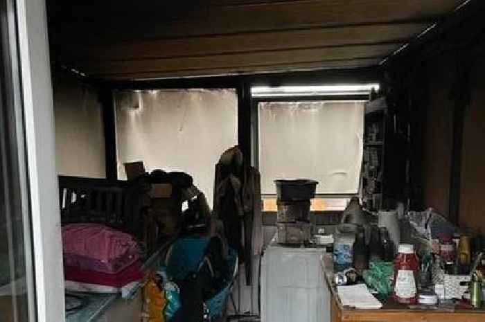 Pet rabbit rescued as air fryer sets Devon home on fire