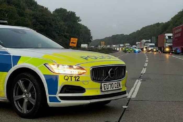 A13 shut after crash near Basildon with huge delays in the area - live updates