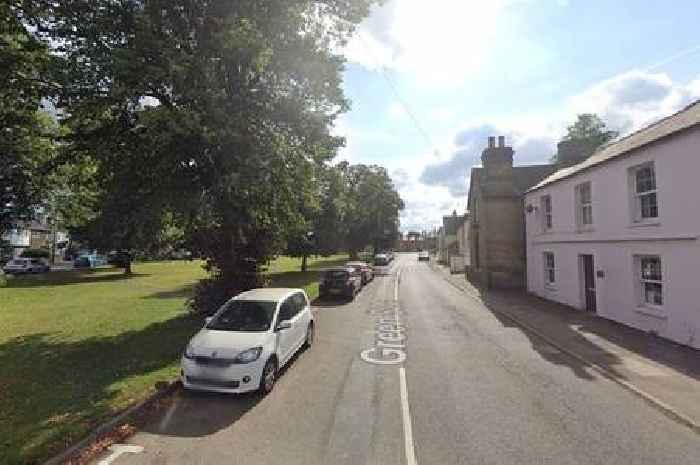 Man in hospital after van and car crash in Cambridgeshire
