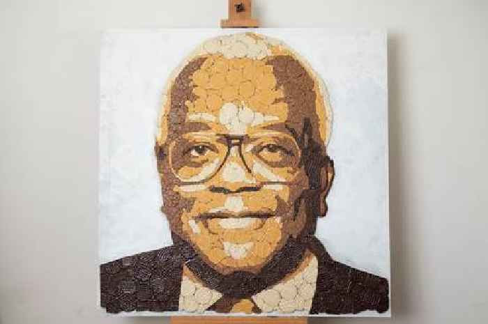Biscuit-based portraits depicting likes of Sir Trevor McDonald
