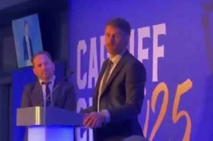 Aaron Ramsey's speech to Cardiff City players and club officials caught on camera as he demands one thing