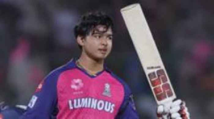 Suryavanshi, 14, makes history with stunning IPL century