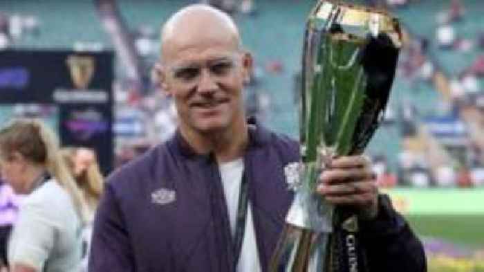 England coach Mitchell to stay past home World Cup