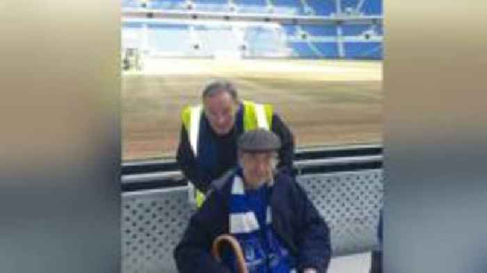 Everton fan, 80, ticks new stadium off bucket list