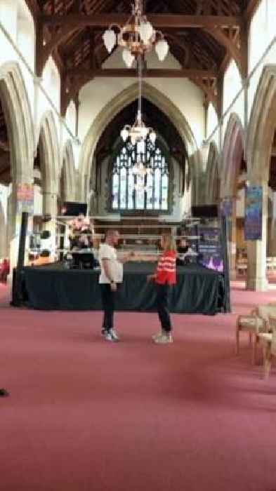 Wrestling for wellbeing... at church