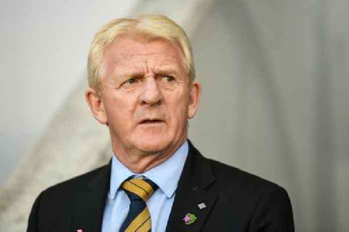 Gordon Strachan was forced out of his hotel room to make way for famous singer