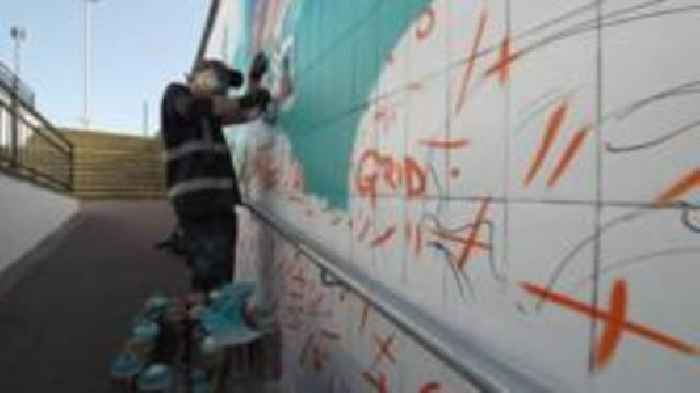 Underpass mural designed to 'inspire positivity'