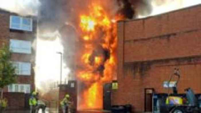 London substation fire under control, says brigade