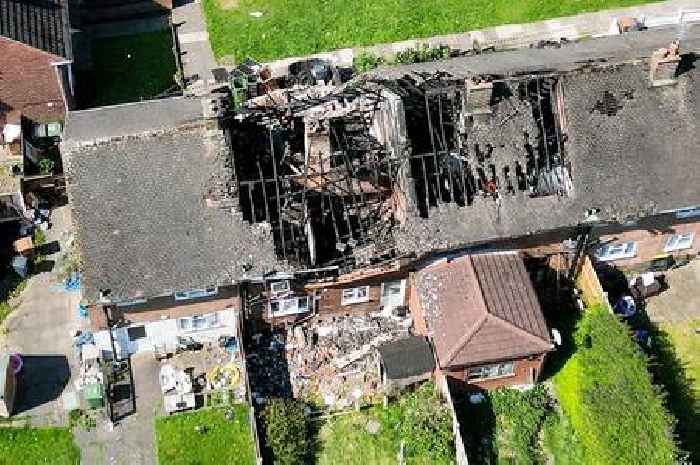 Aerial photos show shocking aftermath of devastating Bloxwich house explosion
