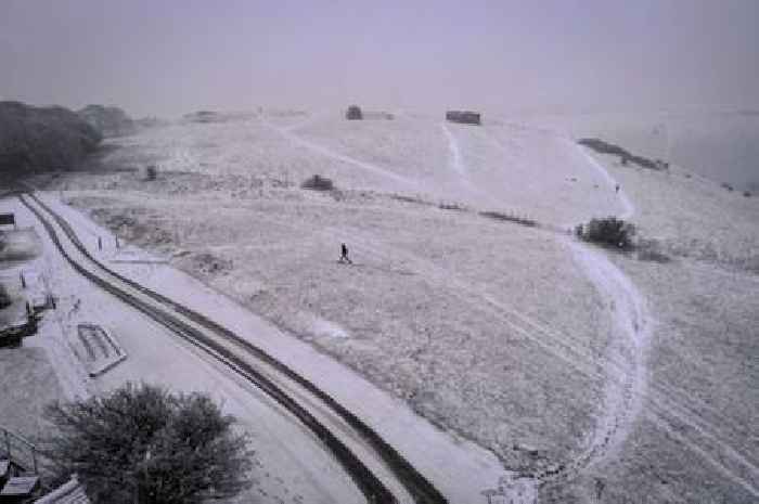 Seven counties in England face '2cm snow' next week after UK heatwave ends