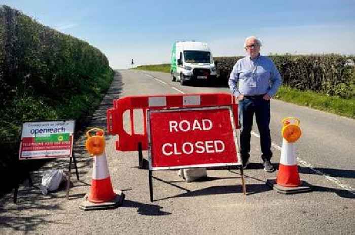Road closure misery in Devon as crooks target roadworks