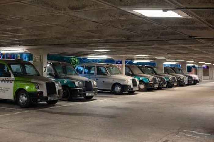 Inside the eerie car park that's become a graveyard for abandoned taxis