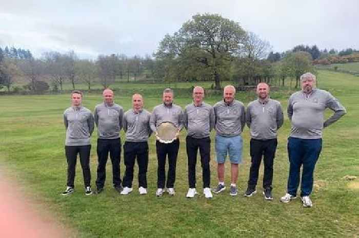South of Scotland Golfers' Association players compete for the Drennan Salver