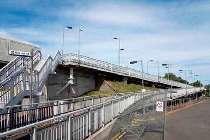 Woman thrown onto railway track seconds before announcement that train was approaching