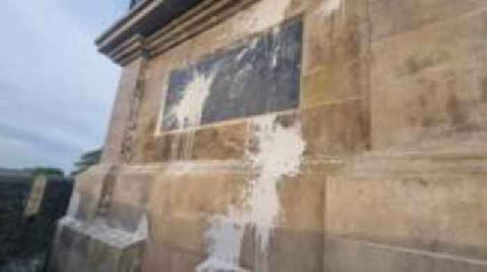 Historic monument targeted in sectarian attack