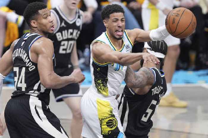 NBA Star Giannis Antetokounmpo Clashes With Rival’s Dad as Bucks Suffer Crushing Loss, Elimination