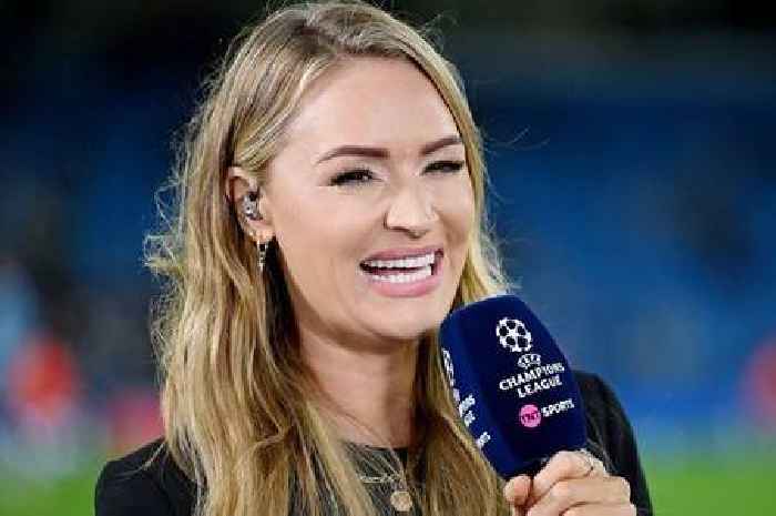 Laura Woods returns to football after welcoming son with Love Island fiancé