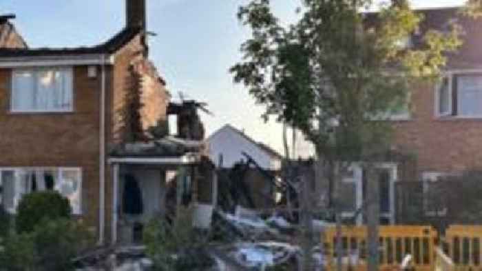 Images show devastation caused by house explosion