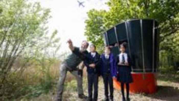 Birdwatchers' control tower disguise at Heathrow