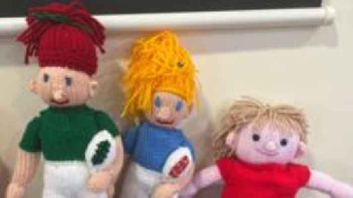 WI members knit rugby display ahead of World Cup