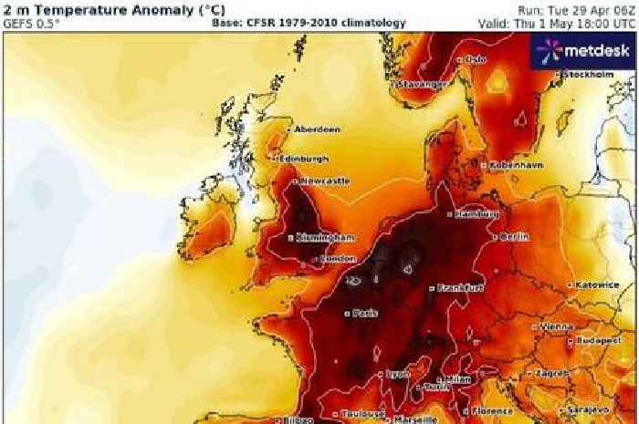Met Office issues exact date UK could hit 30C as heatwave breaks records