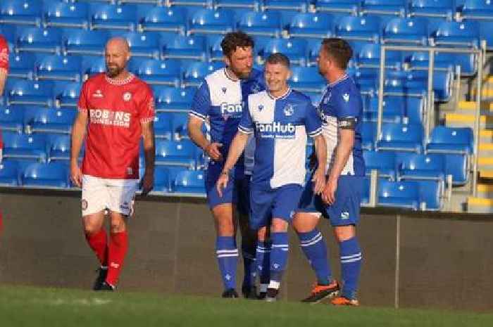 PICTURE GALLERY: Bristol Rovers legends beat Bristol City legends in inagural Talk Club Cup