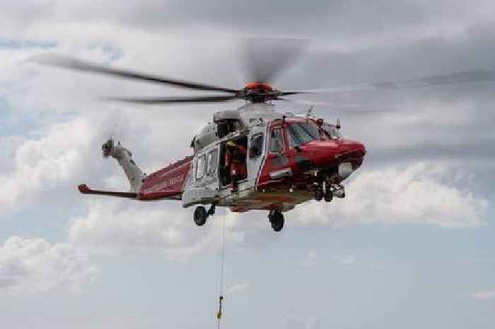 Man taken to hospital after falling from cliffs on West Country coast