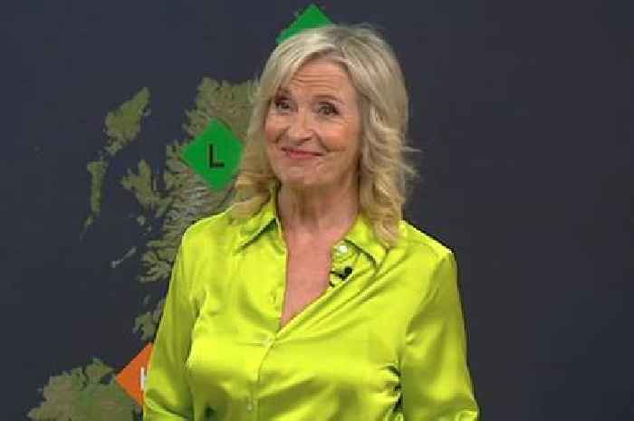 Carol Kirkwood admits 'I shouldn't really say this' as she makes Scottish confession