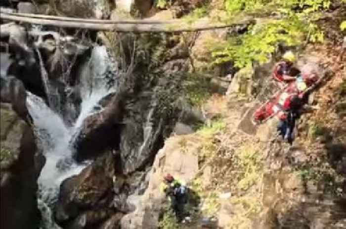 Child airlifted to hospital after falling 'significant distance' at Scots beauty spot