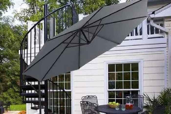 Debenhams £470 parasol with wheels that's 'perfect for garden shade' drops to £130