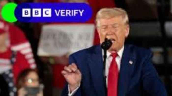 Border crossings, egg prices and jobs - Trump's speech fact-checked