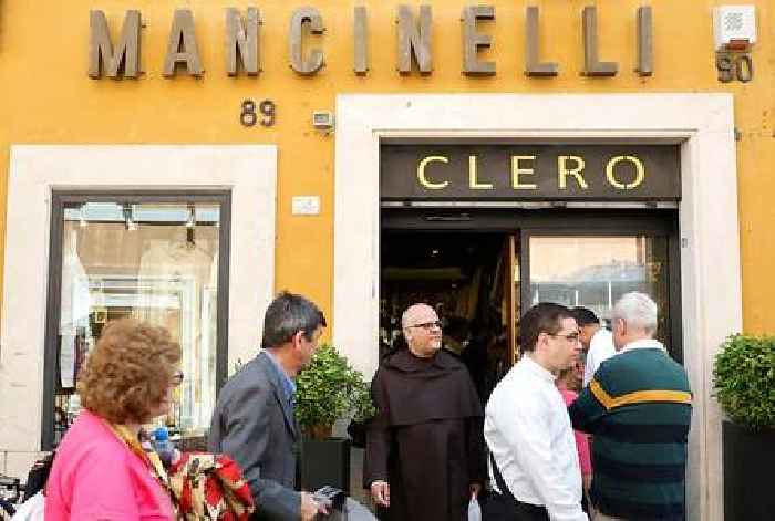 Rome’s ecclesiastical tailors compete to dress next pope