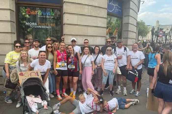 Hull hero Hollie crosses the finishing line in London, raising over £6,400 for brain tumour research in memory of her dad