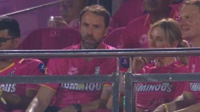 Gareth Southgate spotted backing Rajasthan Royals in surprise IPL appearance