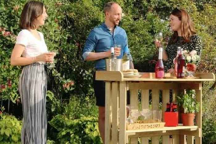 Dunelm 'easy to assemble' folding bar 'perfect for the garden' this summer