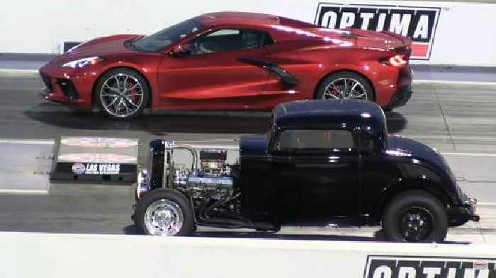 Built vs Bought: C8 Chevy Corvette Drags Little Hot Rod, and Someone Was Ashamed Badly 