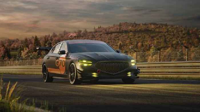 Genesis G70 Track Day Is Not a Green Hell Event, But a Full-Blown Concept Car