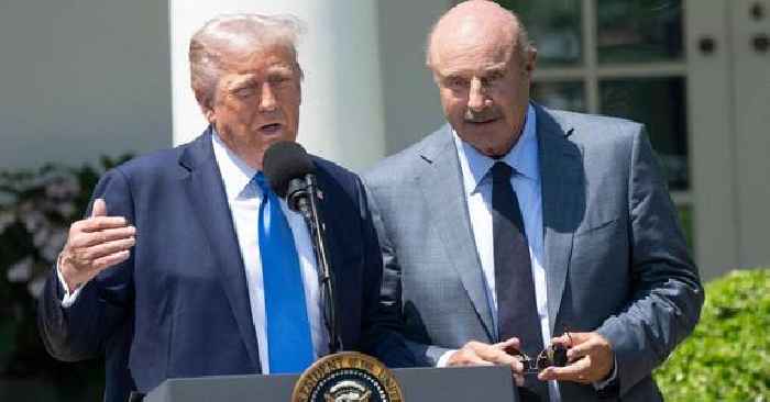 Dr. Phil's 'Kind' Speech About Donald Trump on National Day of Prayer Confuses Critics as They Slam 'Imposter' President