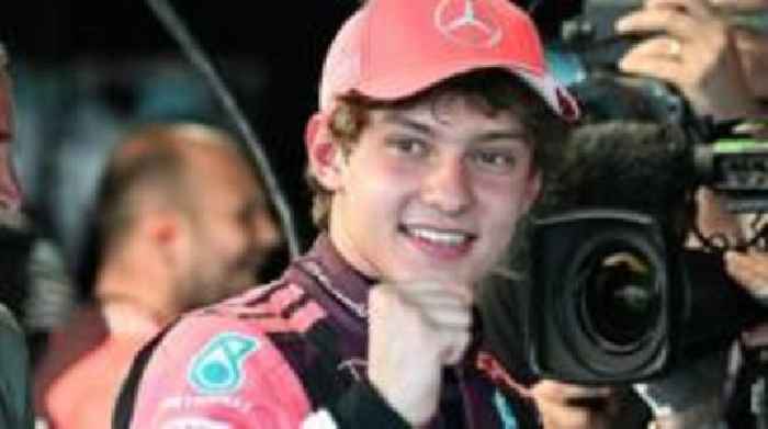 Rookie Antonelli, 18, youngest to take F1 pole