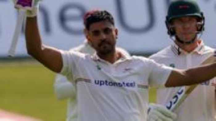 Patel century rescues Leics against Northants