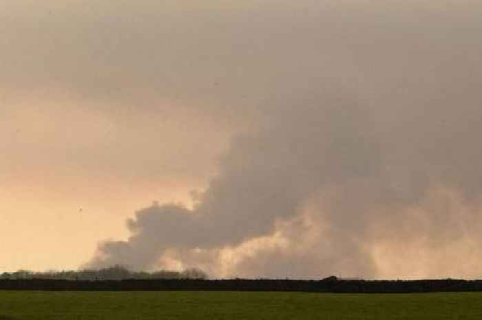 Fire crews remain at Peak District site for third day damping down wildfire