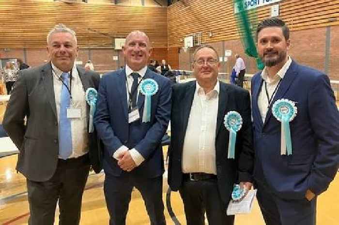 'Turquoise tsunami' as Reform UK seize control of Derbyshire County Council