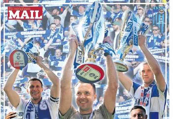 Get your Birmingham City souvenir edition of the Birmingham Mail