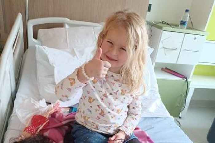 Girl, 5, with '1%' brain tumour given 12 months to live