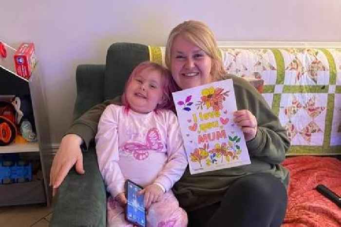 Parents' anguish as 'fighter' Rosie, 5, struck down with brain tumour