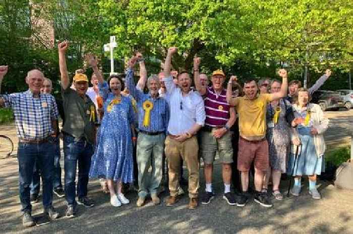 Liberal Democrats celebrate as they take full control of county council