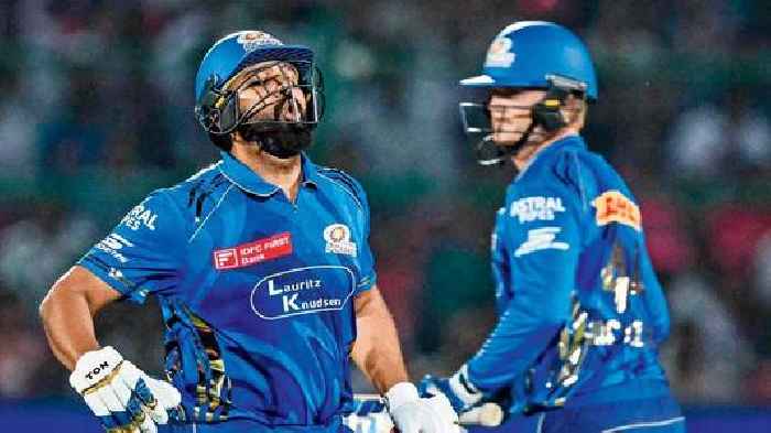 IPL 2025: MI defeat RR by 100 runs, climb top spot with 14 points