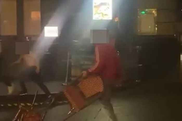 Man wields chair during Edinburgh 'street brawl' which left one person in hospital
