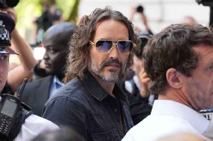 Russell Brand arrives at court to face rape and sexual assault charges
