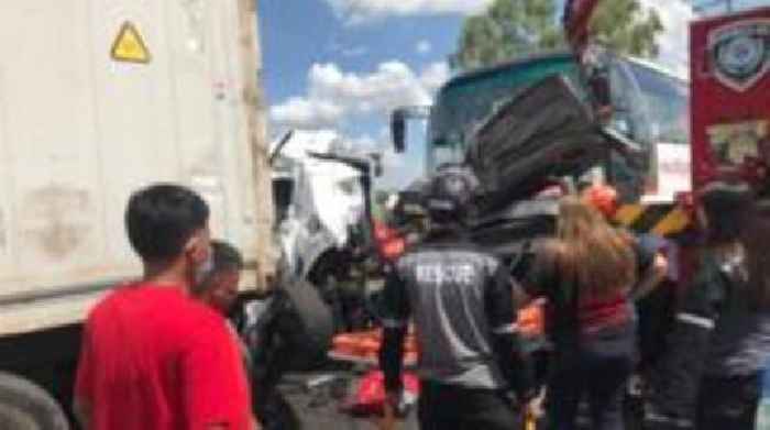 Ten dead, dozens injured in Philippines bus crash